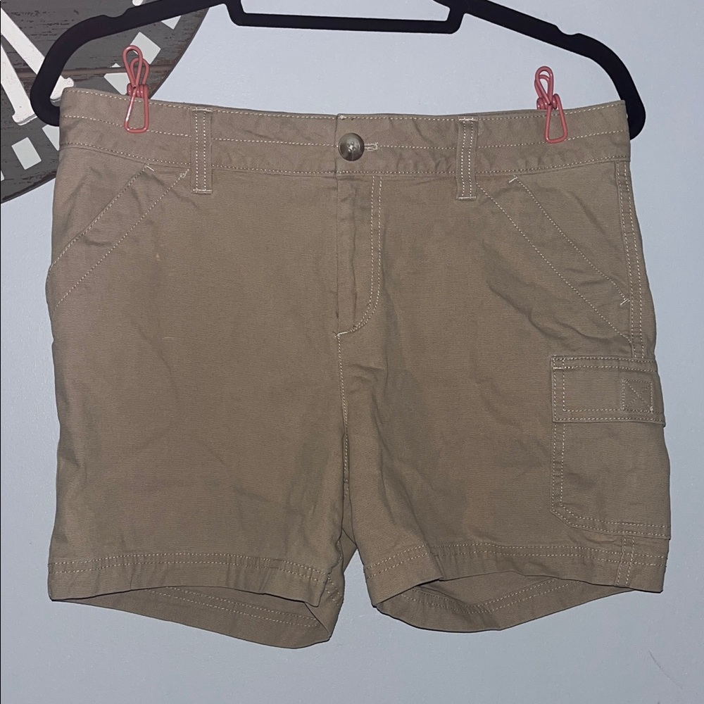 Eddie Bauer tan shorts size 8